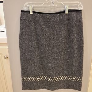 Talbot's Collection Women's Wool Skirt with metal!